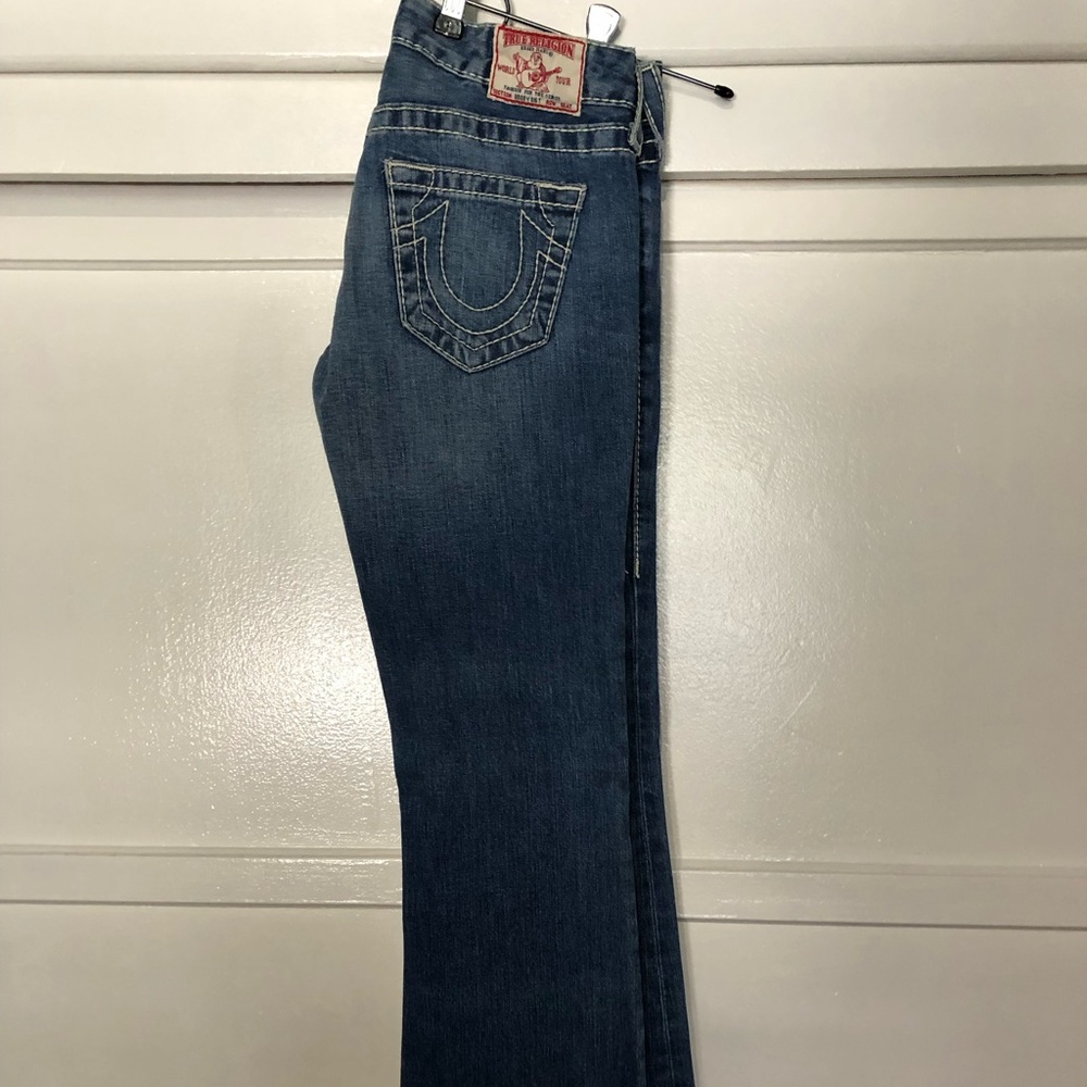 True Religion light wash jeans